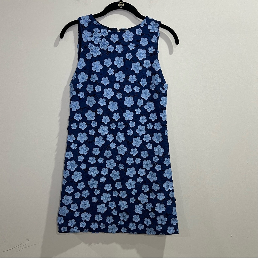 Alice + Olivia Clyde Aline Blue Floral Mini‎ Dress Size 0